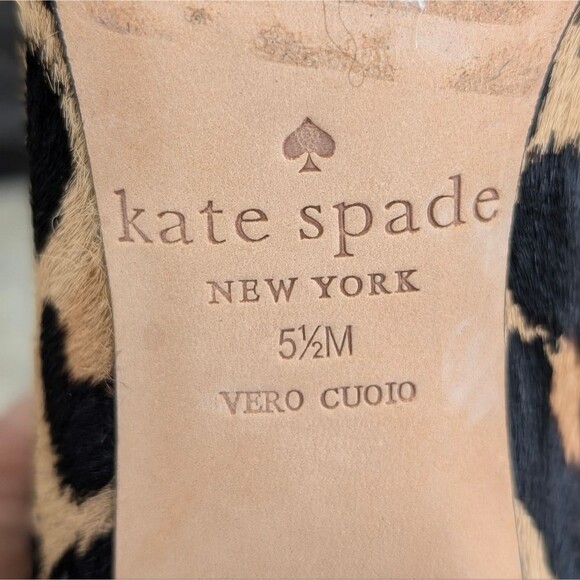 Kate Spade Leah Leopard Print Ankle Booties – Real Dyed Cow Hair - Picture 7 of 9